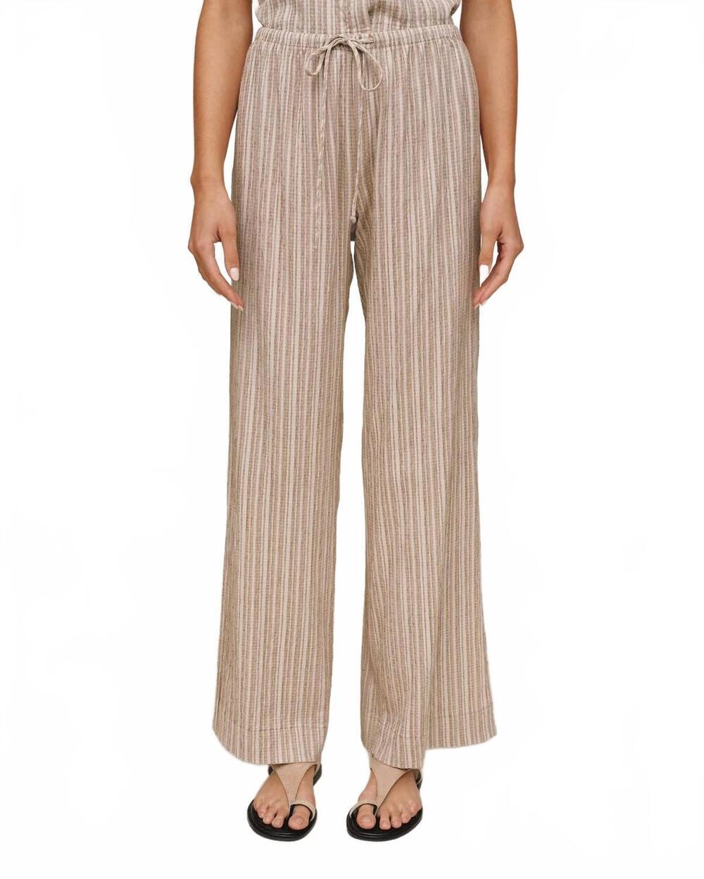 NEW BELLA DAHL side slit beach pant in driftwood